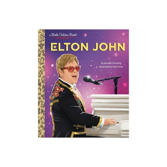 Little Golden Book: Elton John a Little Golden Book Biography Hardcover - Picture 1 of 5